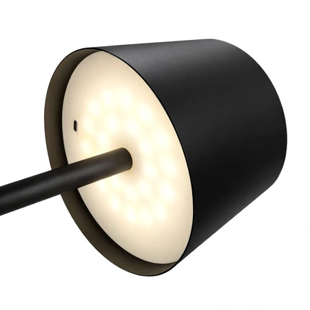 Lampa wewnętrzna zewnętrzna Lampka na taras ogródek stół LED USB Bezprzewodowa Czarna LB-001 BLACK