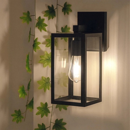 Lampa elewacyjna LED zewnętrzna kinkiet ogrodowy Premium LEL-0010 Szara LEDLUX