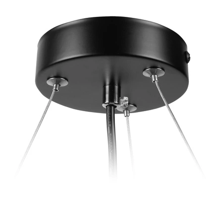 Lampa Sufitowa Wisząca LED Okrągła LX- 904 72W Czarna biała neutralna LEDLUX