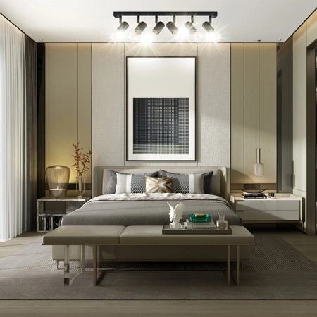 Lampa Sufitowa LED Szyna REGULOWANA LX-1089 6x E27 Listwa LOFT Nowoczesna LEDLUX