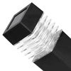 Lampa Solarna LED SŁUPEK OGRODOWY Czarny WBIJANY Ozdobny PREMIUM LSOL-003 LEDLUX