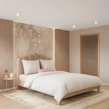 OPRAWA NATYNKOWA Sufitowa HALOGENOWA TUBA LED GX53 Walec SPOT Nowoczesna Biała OPN-017