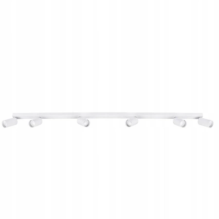 Zestaw Oprawa Sufitowa Natynkowa Reflektor Listwa LX- 8360-6 Biała + 6x Żarówka GU10 6,5W biała neutralna LEDLUX