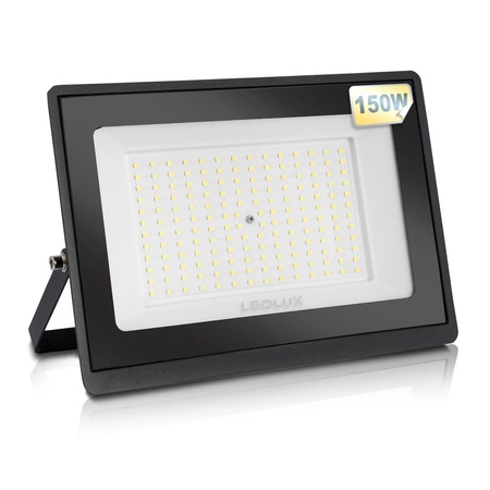 Halogen LED naświetlacz lampa 150W 15000lm Premium reflektor zewnętrzny biały neutralny LEDLUX