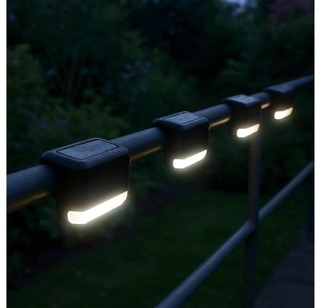 Lampa Solarna LED schodowa ogrodowa wodoodporna na taras zewnętrzna LSOL-012 LEDLUX